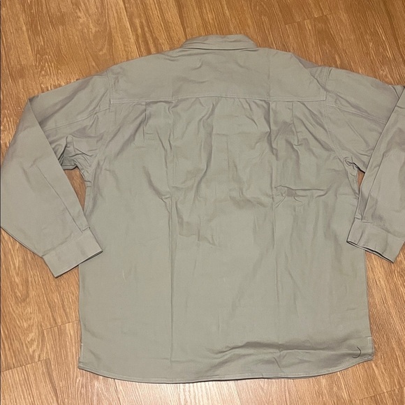 Marlboro Men's Tan rancher work Button Down Shirt vintage new size XL - Picture 6 of 6